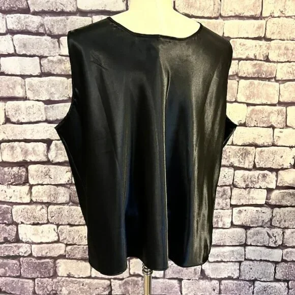 Cato NWT Black Sleeveless Tank Size 26/28 - Picture 5 of 8